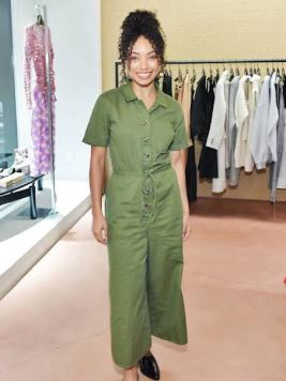 Madewell Wide-Leg Utility Jumpsuit Desert Olive